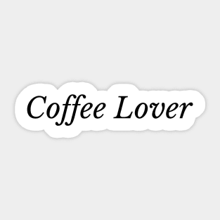 Coffee Lover Sticker